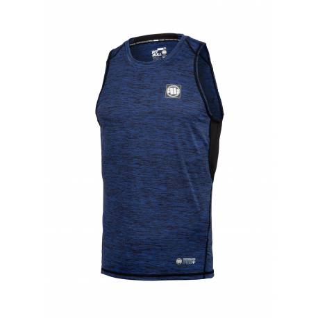 Men's Performance Tank Top Small Logo Dark Navy