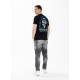 BLACK SURFING T-SHIRT