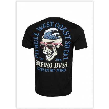 BLACK SURFING T-SHIRT