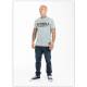 CAMISETA PESO MEDIO GRIS SANTA MUERTE