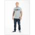 CAMISETA PESO MEDIO GRIS SANTA MUERTE