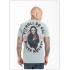 CAMISETA PESO MEDIO GRIS SANTA MUERTE