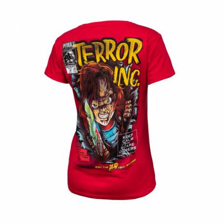 Women T-shirt Scare Red
