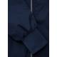 Chaqueta deportiva de nailon con mangas con capucha Azul marino oscuro
